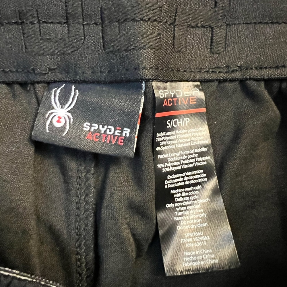 Spyder Men's Charcoal Jogger Pants - Picture 5 of 9